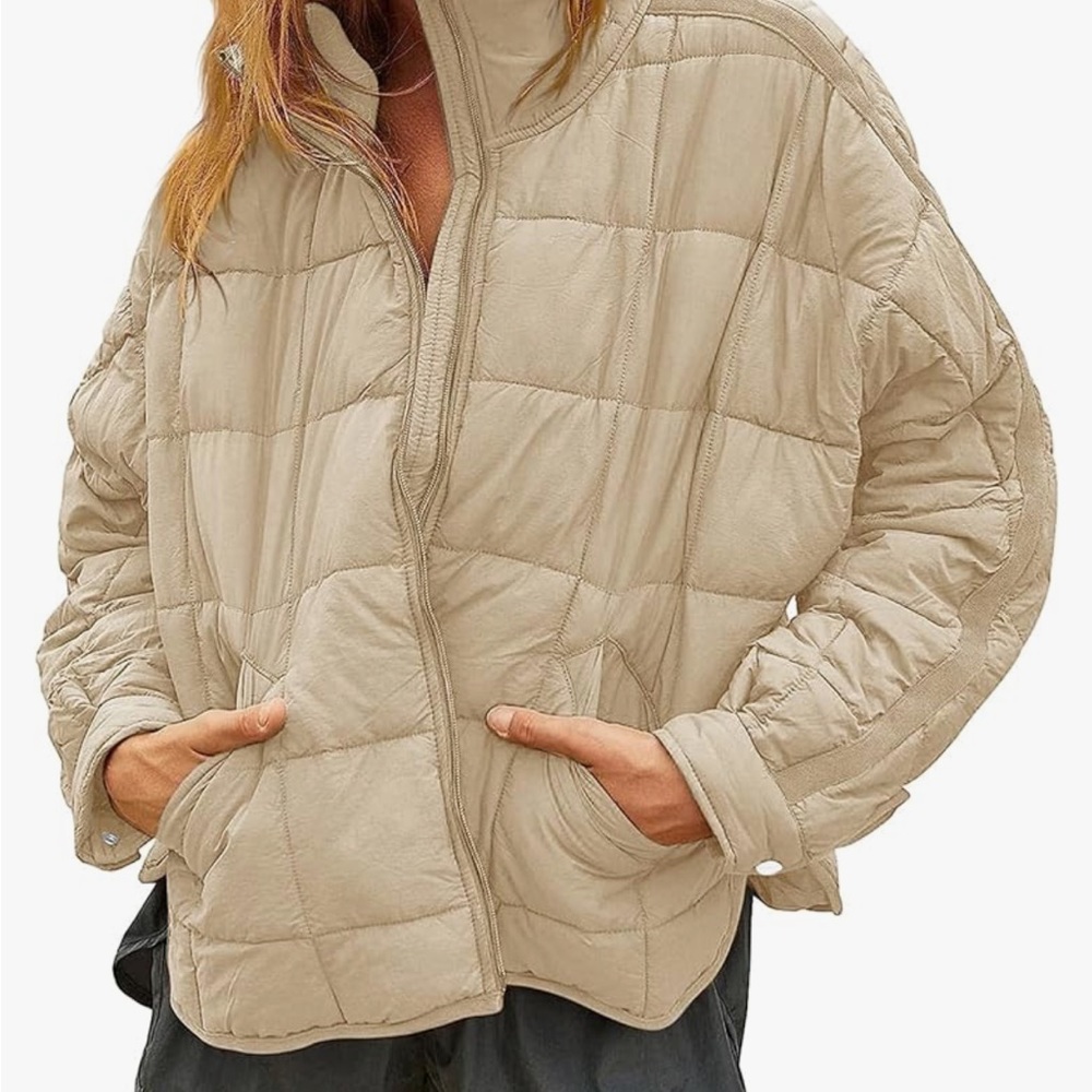 Lightweight Puffer Zip-Up